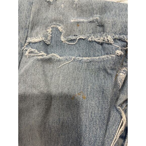 RE/DONE Distressed Mid-Rise Straight Leg Jean Size 26 - Picture 6 of 6